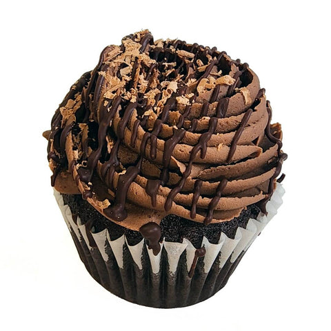 Quadruple Chocolate Cupcakes (Vegan)