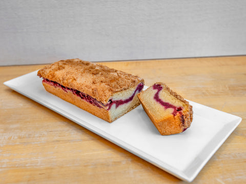 Coffee Cake with Raspberry Jam Loaf (Gluten-Free & Vegan)