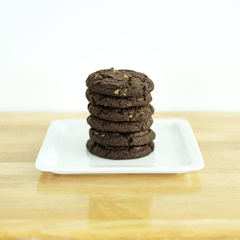 Double Chocolate Walnut Espresso Cookies (Gluten-Free & Vegan)