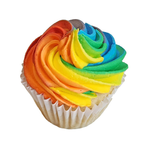 Pride Rainbow Cupcakes (Gluten-Free & Vegan)